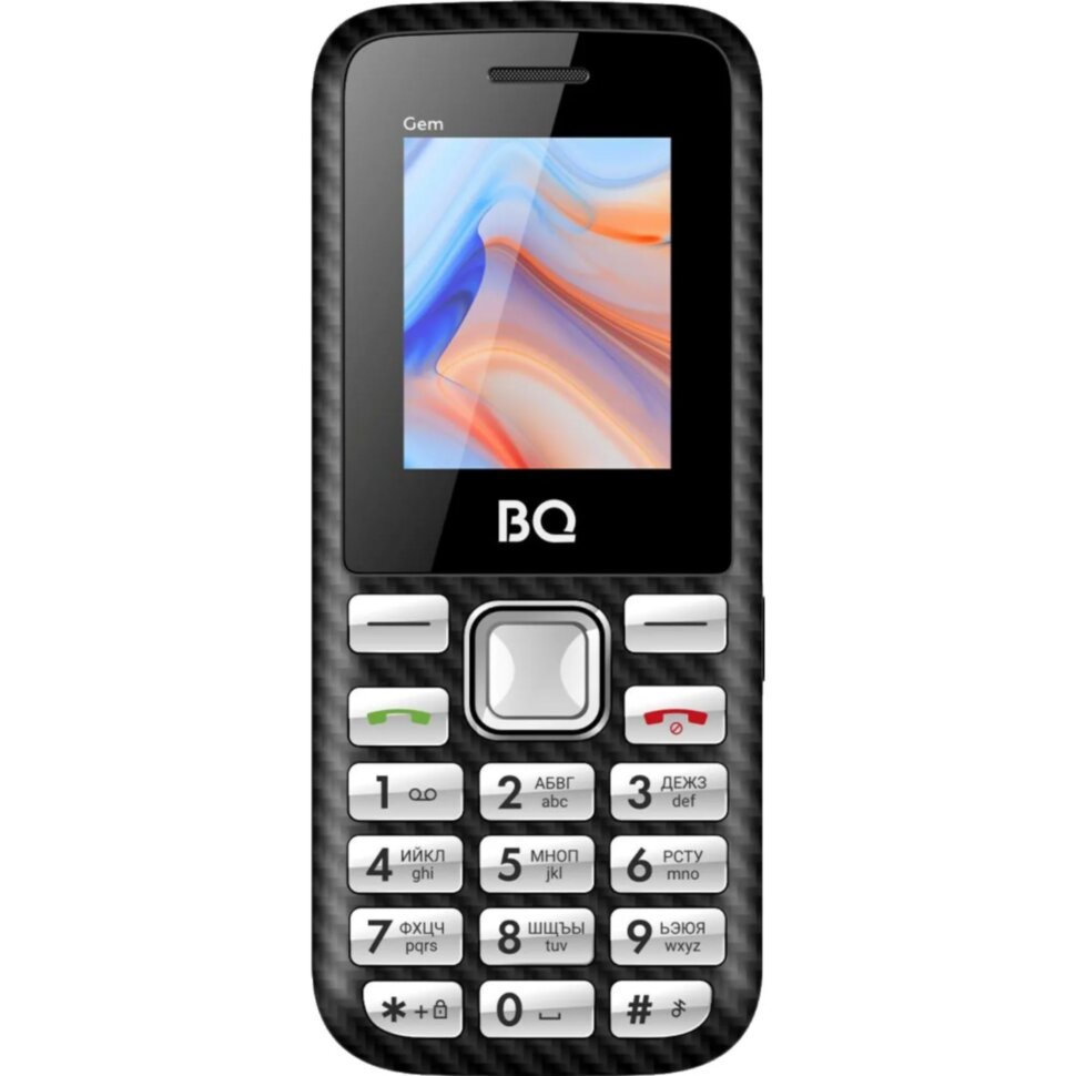 Мобильный телефон BQ 1860 Gem Black (чёрный) (без СЗУ), 2448264