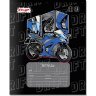 Тетрадь школьная А5 12л клетка Комус Класс Motocross в ассортименте 2021679, 2021694