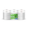 Бумага туалетная д/дисп Focus Eco Jumbo 1сл белая 525м 12рул/уп_5067300, 1459829