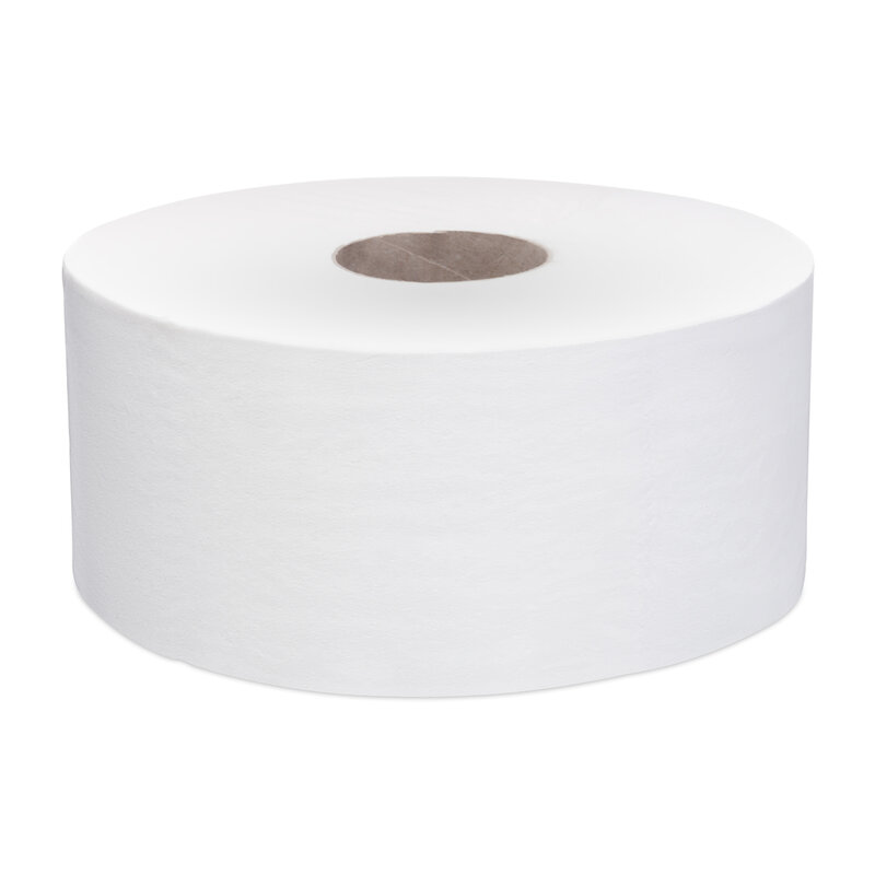Бумага туалетная д/дисп Focus Eco Jumbo 1сл белая 525м 12рул/уп_5067300, 1459829