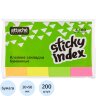 Клейкие закладки бумаж. 4цв.по 50л. 50ммх20 Attache Selection, 383742