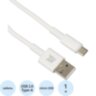 Кабель 2,4A, 1м, USB - Micro-USB, TPE, силикон, белый BT-JCBL-007/U28, 1639350