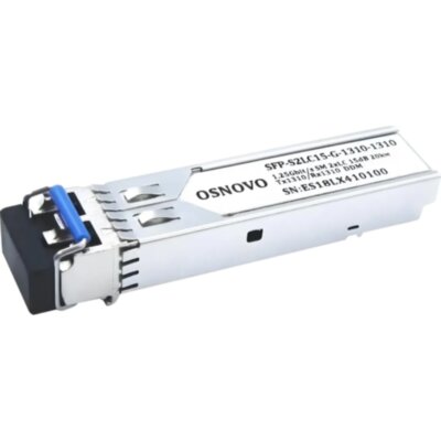 Трансивер SFP Osnovo  SFP-S2LC15-G-1310-1310 до 20км, Tx:1310/Rx:1310, DDM, 2402955