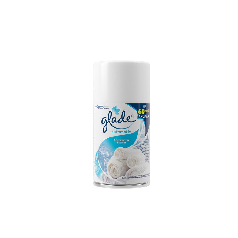 Баллон сменный для автоосвежителя Свеж-ть  бел  Glade 269 мл, 1107663