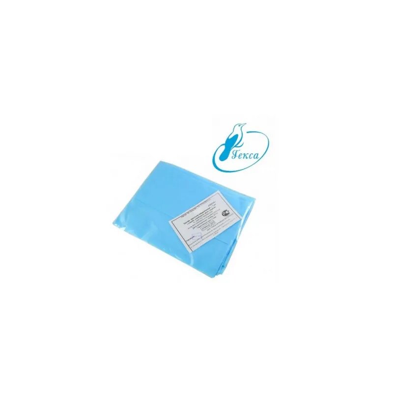 Простыня 80х70, влагонепрон., пл. 65, Tutami papyr 20шт/уп  Гекса, 802958