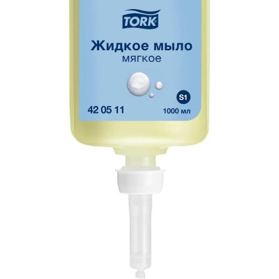 Картридж с жидким мылом Торк/Tellus S1 крем 1л, 420511, 1818549