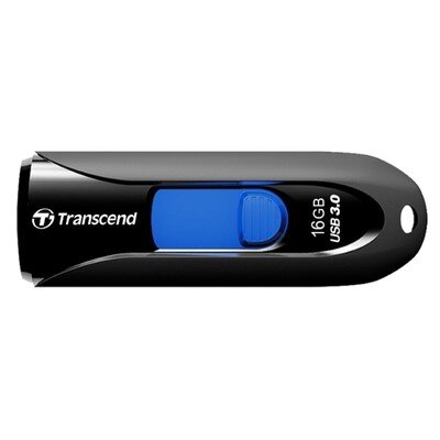 Флеш-память Transcend JetFlash 790, 16Gb, USB 3.1 G1, ч/син, TS16GJF790K, 396958