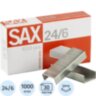 Скобы для степлера N24/6 SAX оцинкованные (2-30 лист.) 1000 шт в упаковке, 108532