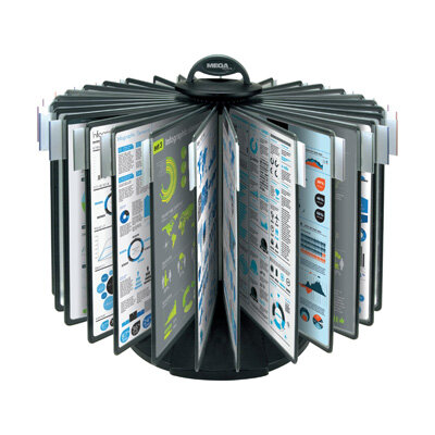 Демосистема настольная Promega office FDS009 карусель 30 пан.,черный, 268185