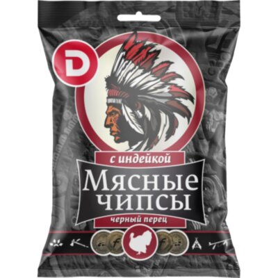 Снеки мясные из мяса птицы с индейкой з/с, 25г, 2532877