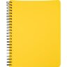 Бизнес-тетрадь А5,96л,кл,спир,пластик,тон.бл. Attache Bright colours Желтый, 1368111