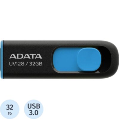 Флеш-память ADATA UV128, 32GB, AUV128-32G-RBE, 1662516