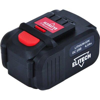 Аккумулятор (батарея) 18В 4Ач ELITECH 1820.067700, 2326756