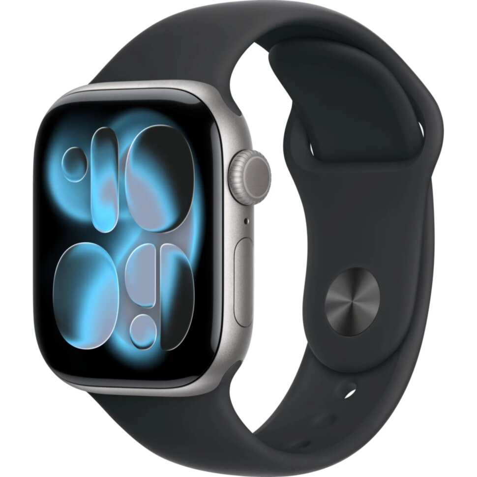 Смарт-часы Apple Watch Series 11 GPS 42mm M/L (Космический серый)[MEQX4X/A, 2459598