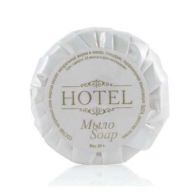 Мыло туалетное HOTEL 20г,гофре,300шт, 491507