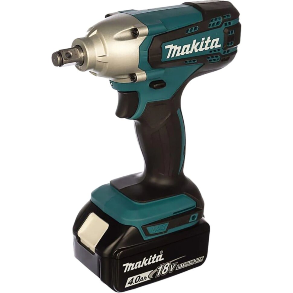 Гайковерт ак,18В,2х4АчLi-ion,0-3000у\м,190Нм,квад1\2,1.4кг,Makita DTW190RME, 2004411