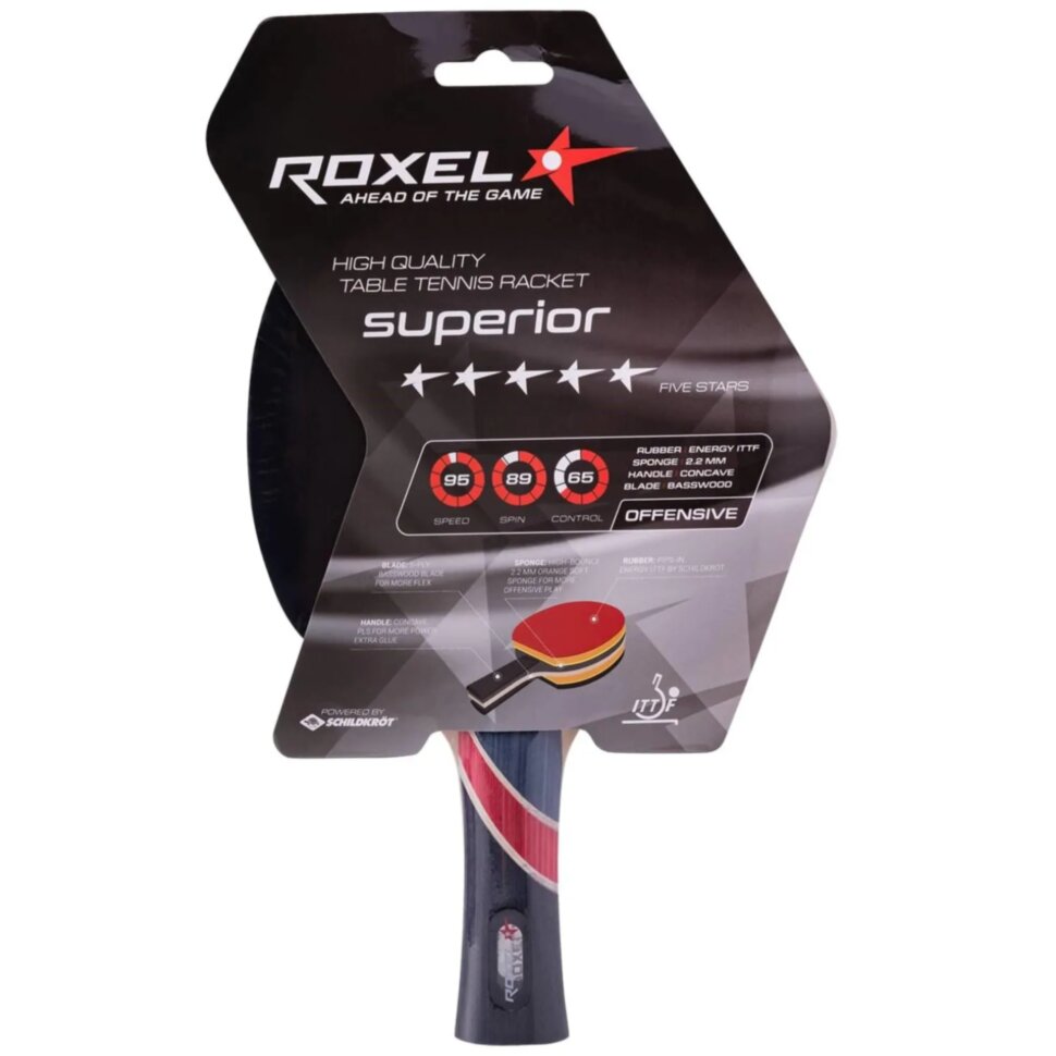 Ракетка н/т Roxel 5x Superior, коническая,УТ-00015359, 1610279