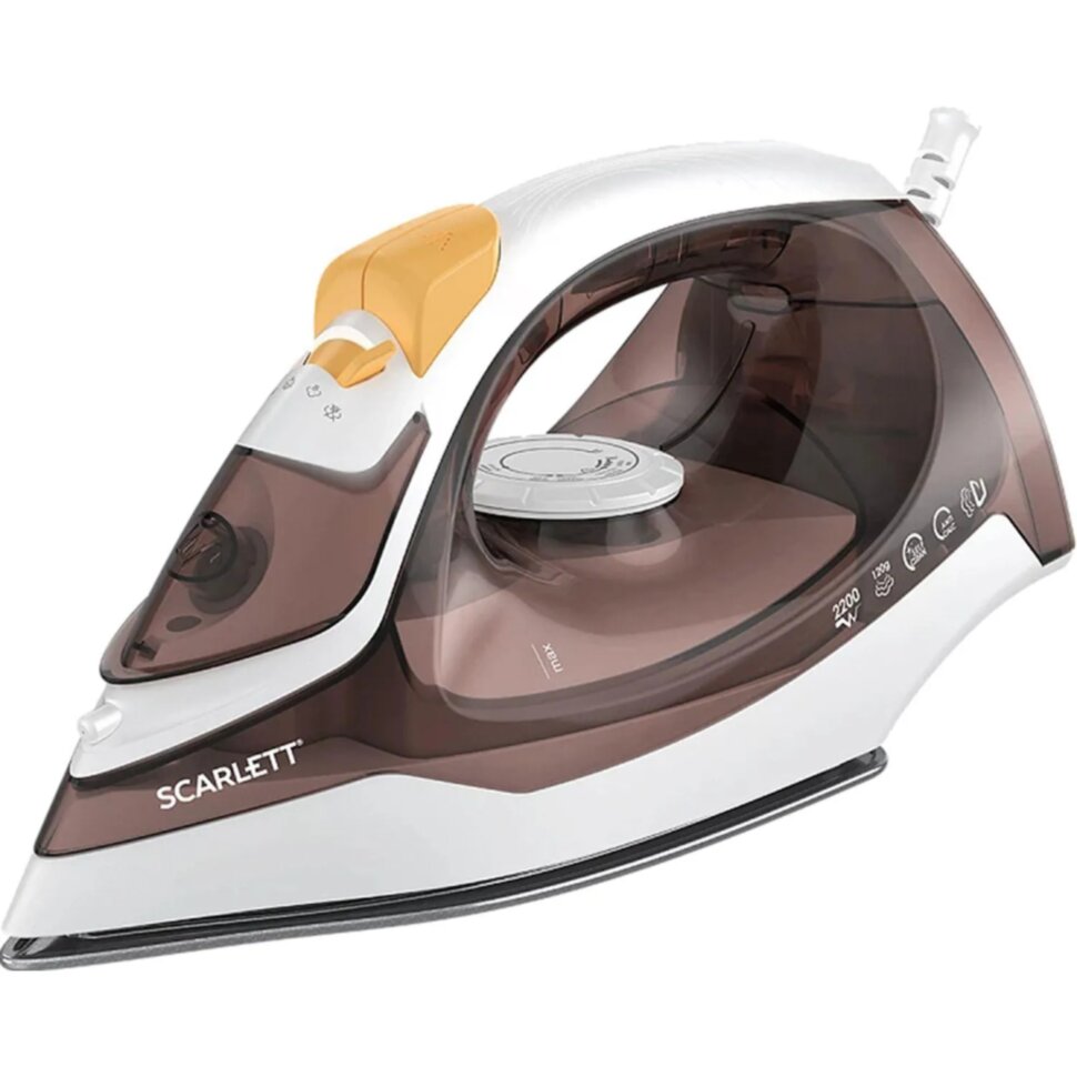 Утюг SCARLETT SC-SI30K47, 2200Вт, коричневый, 2203143