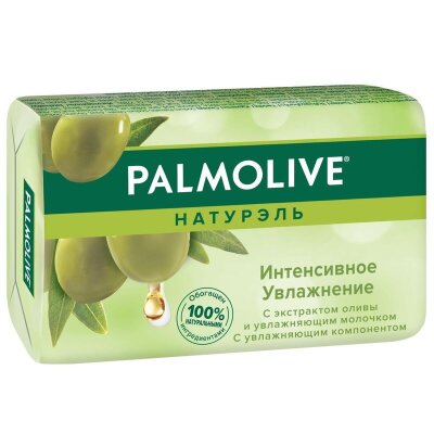Мыло туалетное 90г PALMOLIVE Интенсивное увлажнение (с экстрактом оливы), 15584