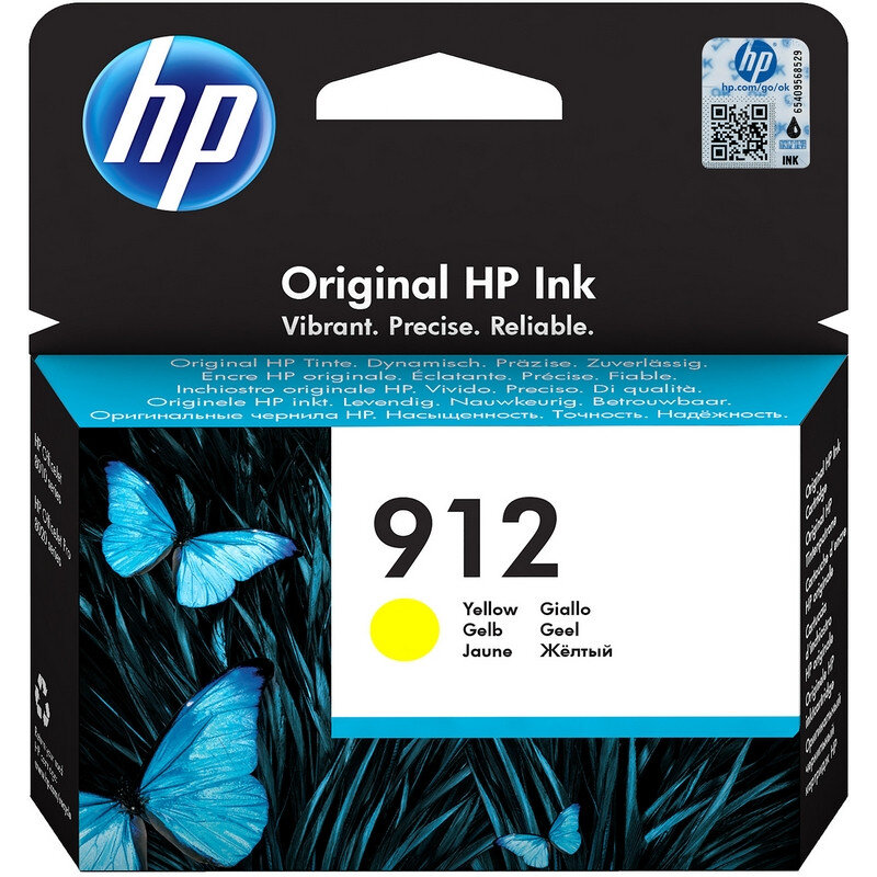 Картридж струйный HP 912 3YL79AE жел. для OfficeJet 801x/802x, 1064190