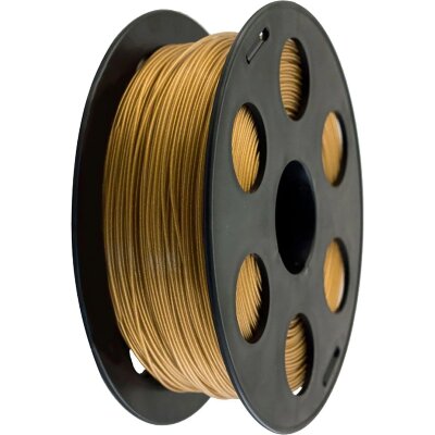 Пластик PLA BestFilament, 1.75 мм, золотистый металлик,1 кг, 1030180