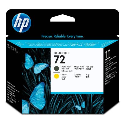 Головка печатающая HP 72 C9384A жел./мат.чер. для DgnJ T610/T1100, 147955