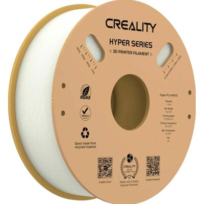 Пластик Hyper PLA- Creality 1.75 мм 1кг, белая (3301010335), 2076403