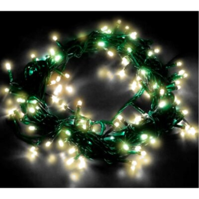 Гирлянда светодиодная 100 LED ламп, размер 1000cм, тепл.бел,8реж. арт.92818, 2333441