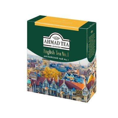 Чай Ahmad English N1 черный 100пак/уп 598-08, 43907
