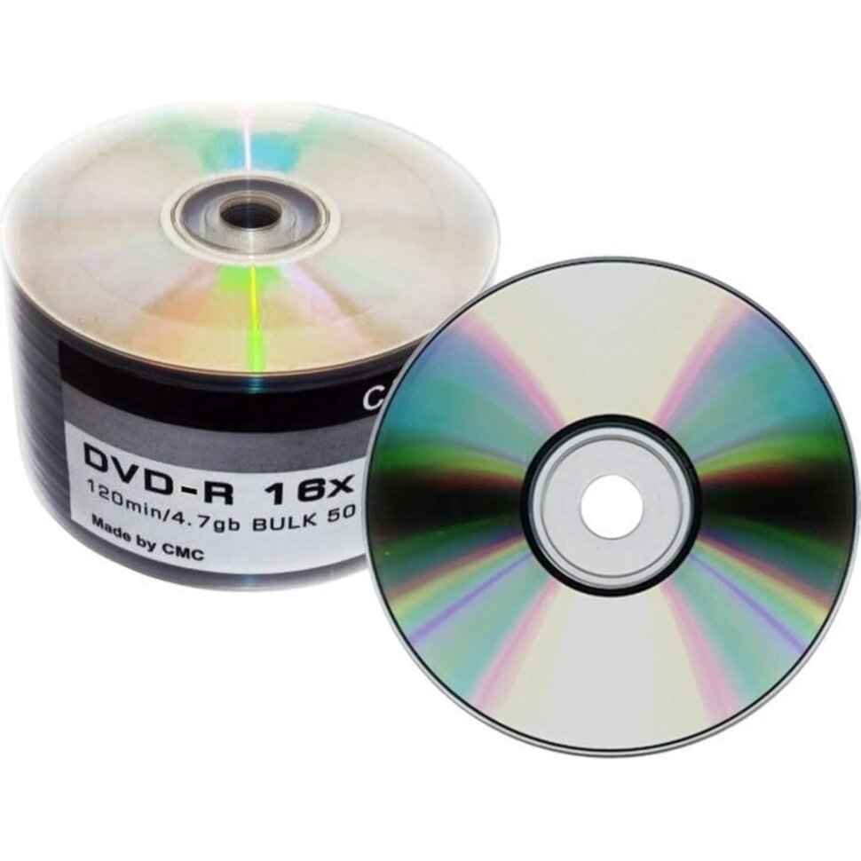 Носители информации CMC DVD-R 4,7 GB 16x Bulk/50, 2056000