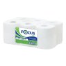 Бумага туалетная д/дисп Focus Eco Jumbo 1сл белая 200м 12рул/уп_5050784, 1418101