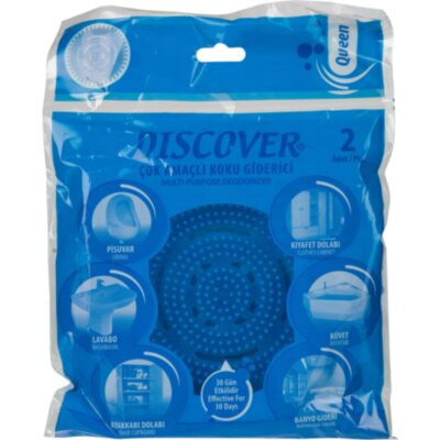 Дезодоратор листовой для писсуаров многофункциональн Discover Queen 2 шт/уп, 1867726