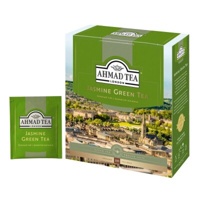 Чай Ahmad Green Jasmine Tea зеленый 100пак/уп 475-08, 98221