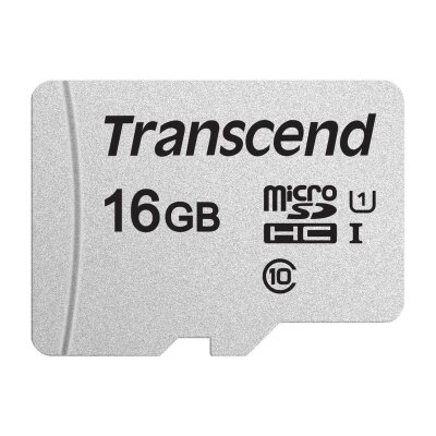 Карта памяти Transcend 300S microSDHC 16Gb UHS-I Cl10 +ад, TS16GUSD300S-A, 887552