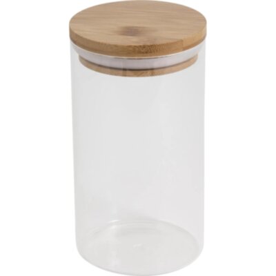 Банка стеклянная для сыпучих продуктов с крышкой BAMBU, 1 л, 2343660