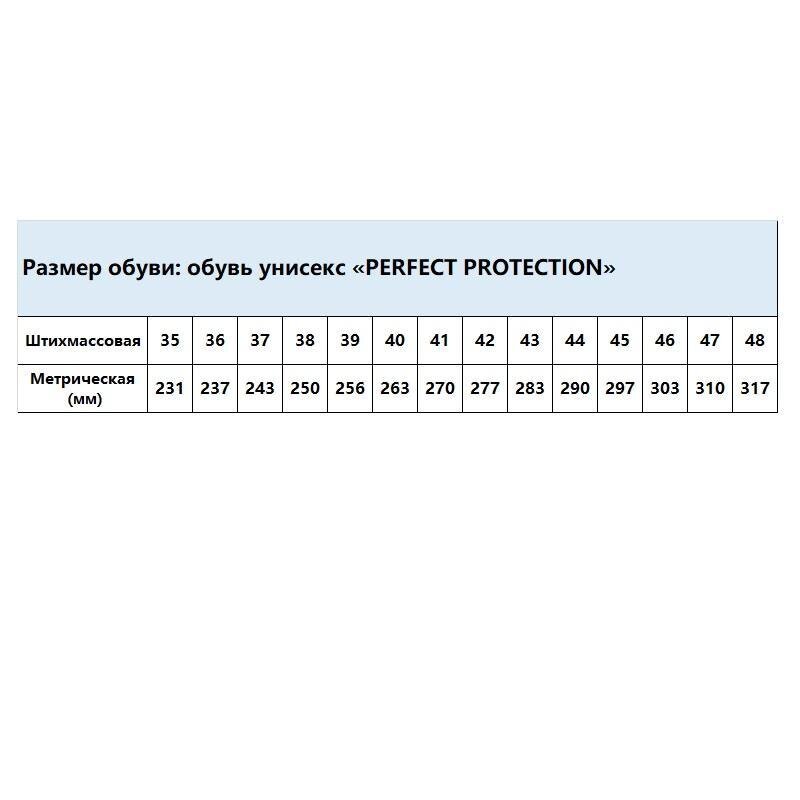 Ботинки PERFECT PROTECTION ПУ/НР с ПП и АС утепленные р.44 (111732), 1105687