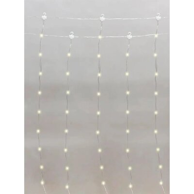 Гирлянда светодиодная 300 LED ламп, размер 300х300cм,хол.бел,8реж.арт.96268, 2333608