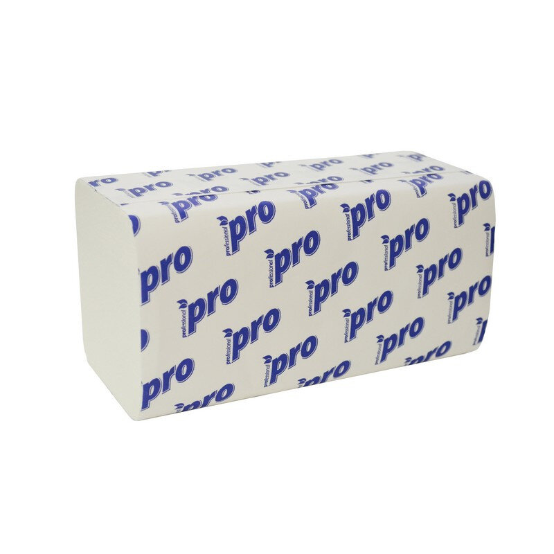 Полотенца бумажные д/держ Protissue V-слож 2сл 200л/пач 20пач/кор_C197, 1038827