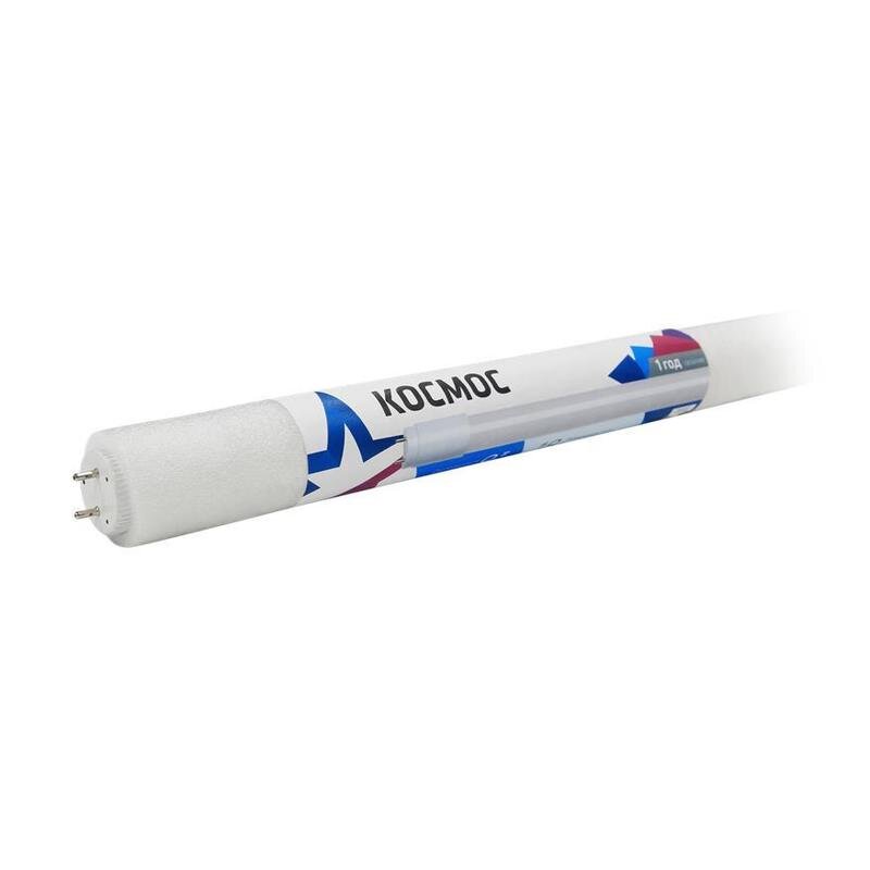 Лампа светодиодная Космос Lksm_LED20wG13T865GL 20Вт G13 Т8 6500К холод.бел, 1240230