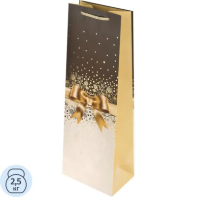 Пакет подар. тисн. и мат.лам. Dream cards 12x36x8,5см Бант,190г ППК-9009, 2523115