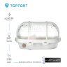 Светильник ЖКХ Topfort НБП 01-60-002 У3,со стеклом,белый,для ламп E27 60Вт, 1661570