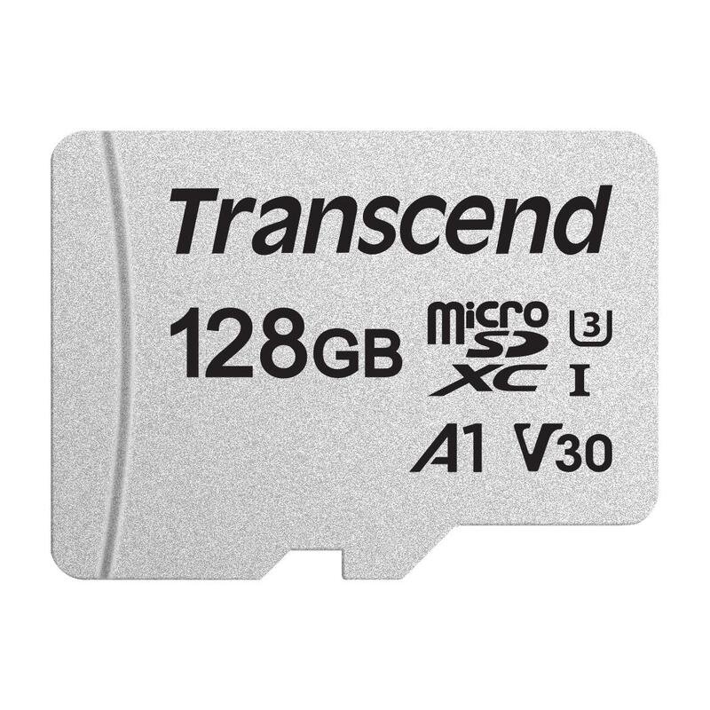 Карта памяти Transcend 300S microSDXC 128Gb UHS-I Cl10 +ад, TS128GUSD300S-A, 887555