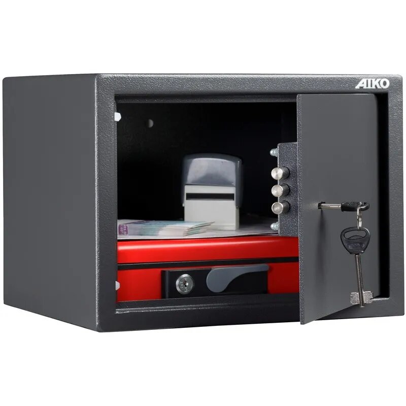 Сейф AIKO SM-25 мебельный, ключ.замок, 850574