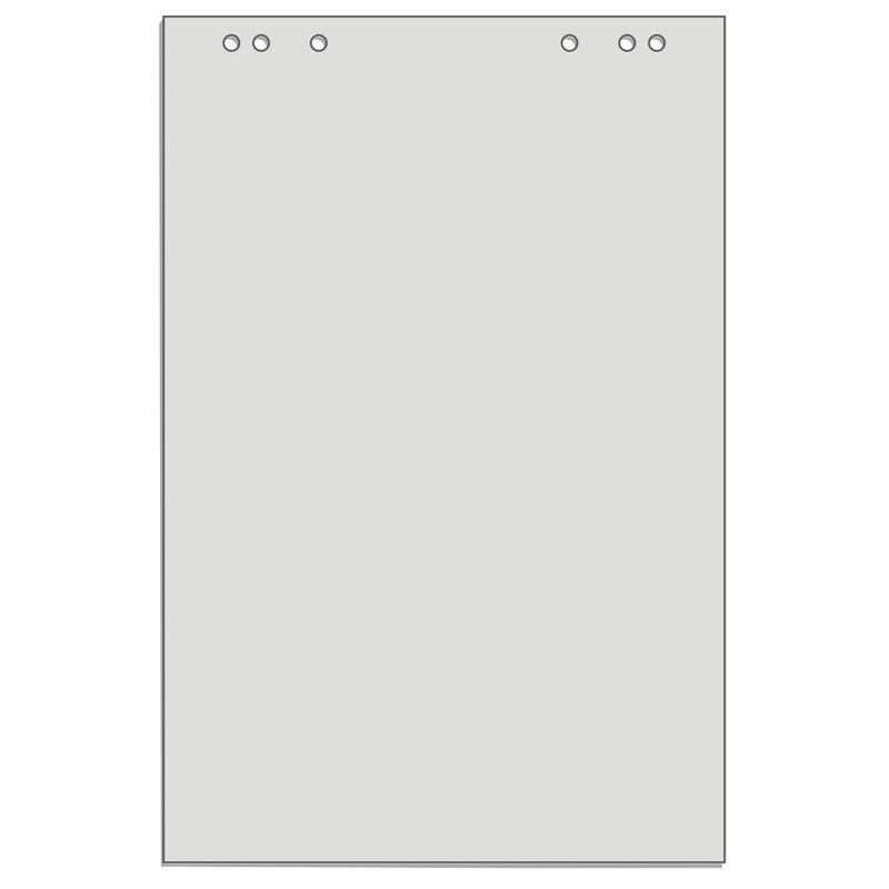 Бумага для флипчартов ECO 600х900 20л 55-60гр.5 бл/уп, 846150