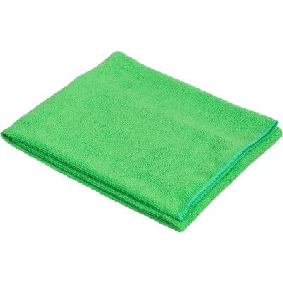 Тряпка для пола из микрофибры универсальная 220г/м2 50х80см зеленая, 1612808