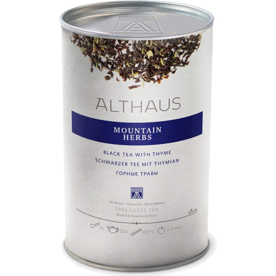 Чай  черный Althaus Mountain Herbs, 250г, 2584040