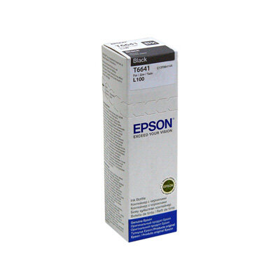 Чернила Epson T6641 C13T66414A/C13T664198 чер. для L100, 235302