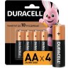 Батарейка DURACELL BASIC АА/LR6-4BL, 87562