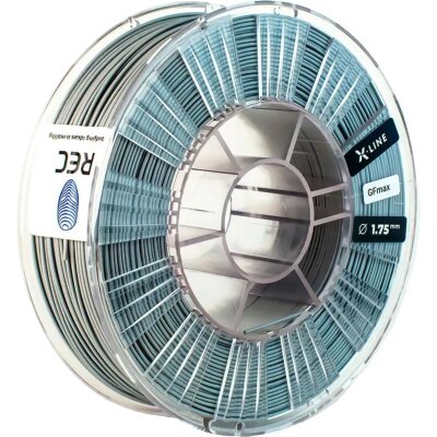 Пластик катушка REC GF MAX X-line 1.75мм 750г серый, 2576681