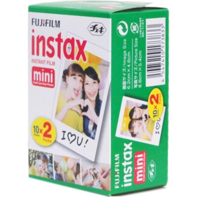 Картридж Fujifilm Colorfilm Instax Mini Glossy, 20 листов для камер Mini, 1888963